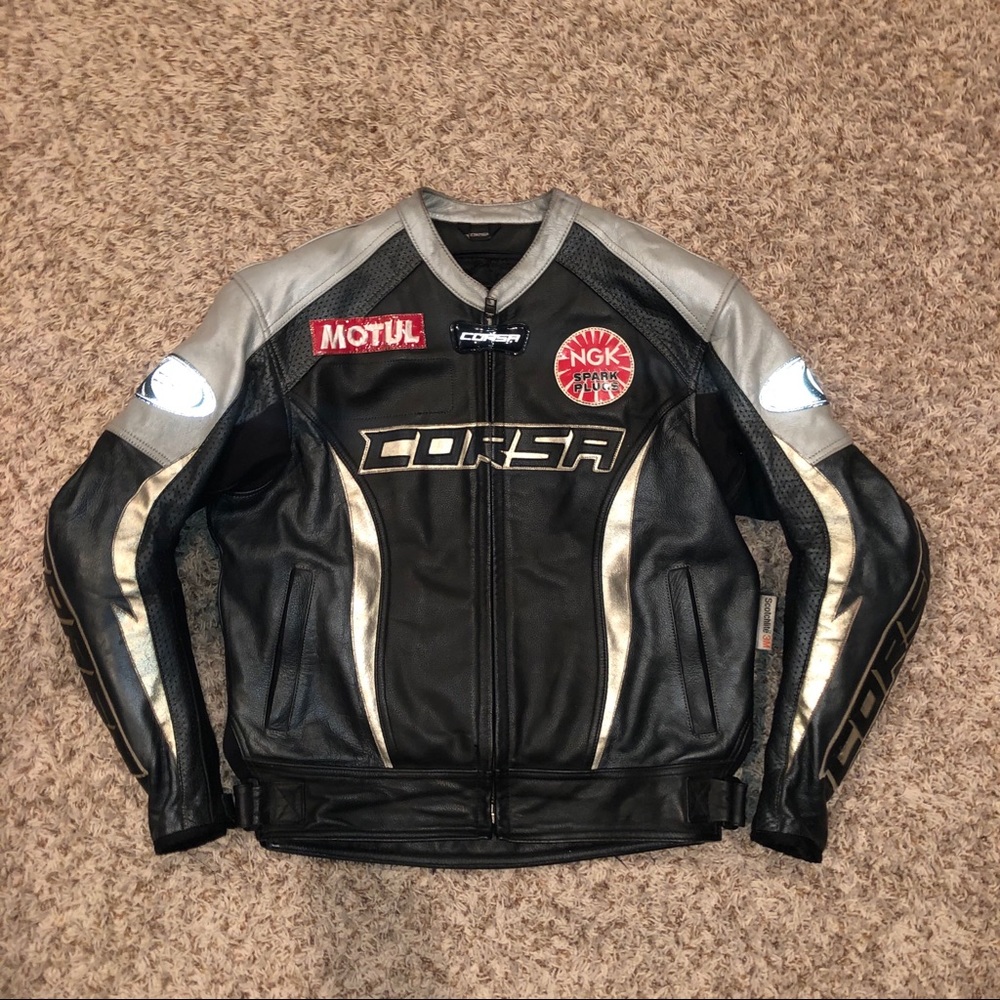 Vintage Corsa Racing Jacket Armored Size Size 42